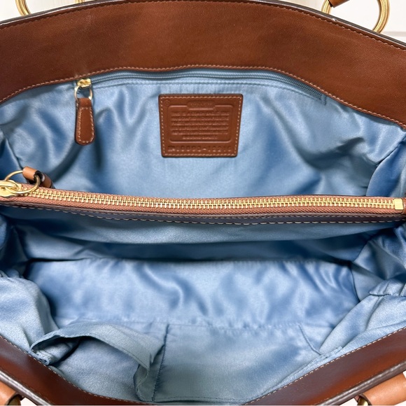 Coach Vintage Y2K Patchwork Turnlock Denim Shoulder Bag - Picture 8 of 9